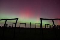 Polarlichter am Ringheiligtum Pömmelte