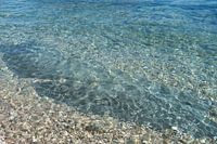 Clear water in a Mediterranean bay