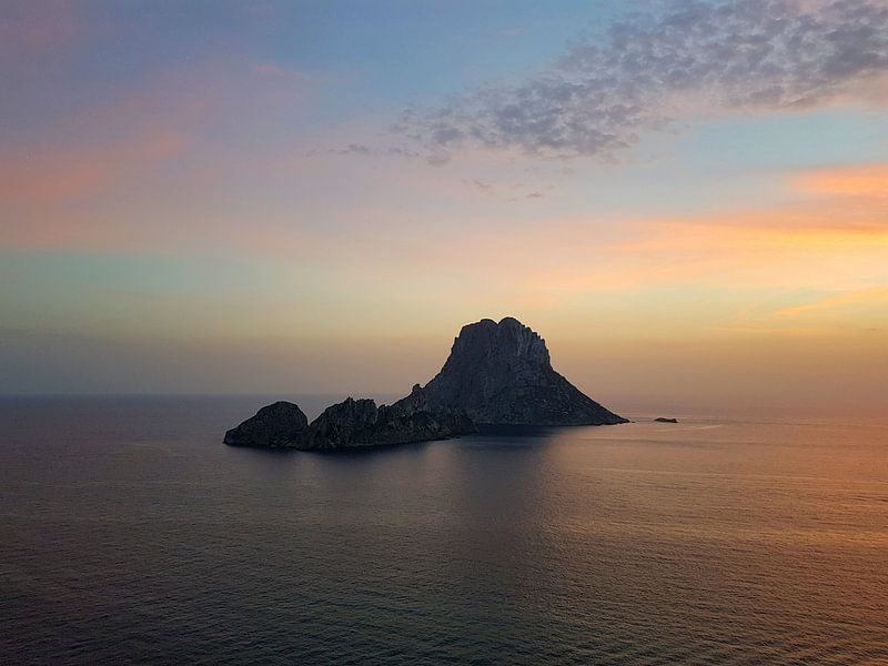 Coucher de soleil Es Vedra, Ibiza (vu à vtwonen) par Danielle Bosschaart