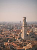 Ein nebliger Tag in Verona, Italien