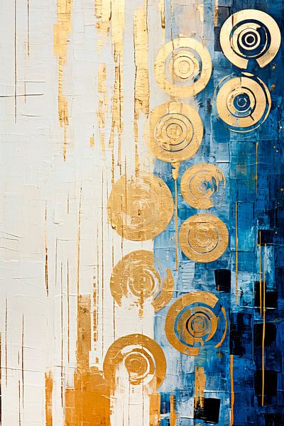 ART ABSTRACTUEL Éclaboussures d'eau par Melanie Viola