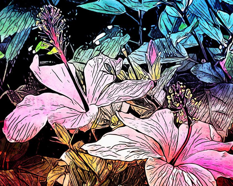 Flower magic, motif 10 by zam art