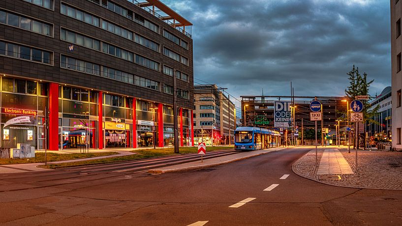 Lever de soleil à Chemnitz par Johnny Flash