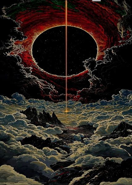 High Sky Cloudy Hole by Art Kingdom