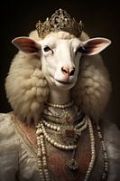 Schafe im Barockstil