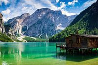 Dolomiten Südtirol - Am Pragser Wildsee , Lago di Braies