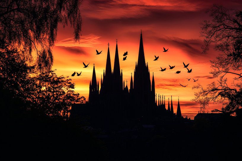 Dämonische Dämmerung von Poster Art Shop