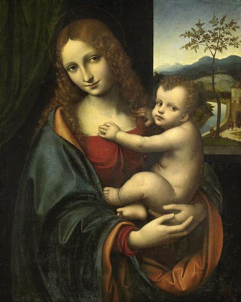 Mary with child, Giampetrino by Masterful Masters