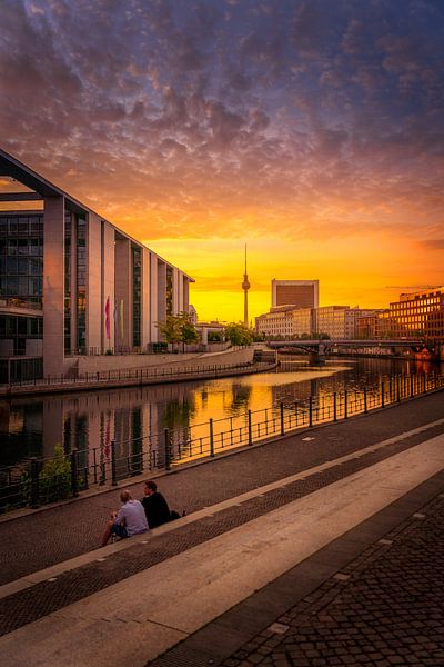 Berlin  early sunrise by Iman Azizi