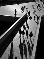 Laufende Leute (schwarz\weiss)