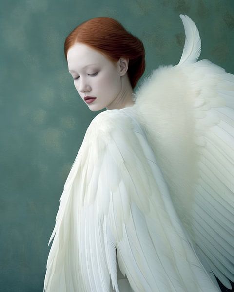 Kunstporträt &quot;Zart und weich&quot; von Carla Van Iersel