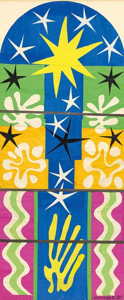 Henri Matisse. Entwurf für ein Kirchenfenster von 1000 Schilderijen