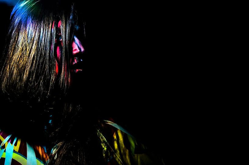 Kunstvoll bemalte Person von Atelier Liesjes