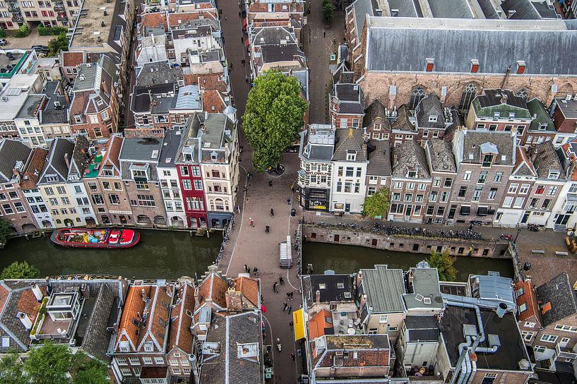 Uitzicht van de Domtoren over Utrecht by De Utrechtse Internet Courant (DUIC)