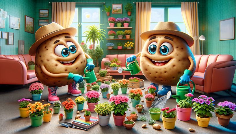 Oasis de verdure des jardiniers Couch Potatoes par artefacti