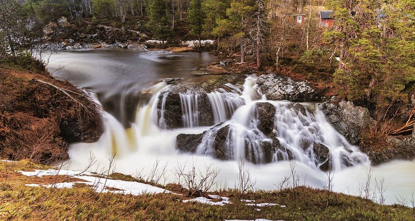 Waterfall in Norway by Anneke Hooijer