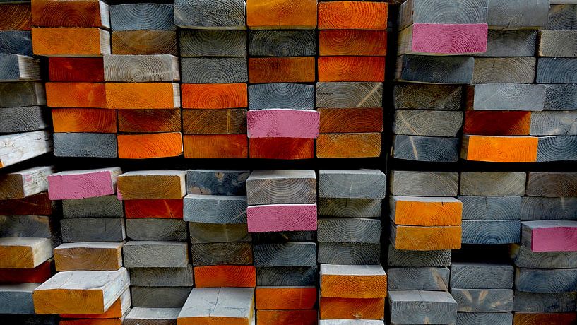 Gestapelte Balken von Harry Hadders Design