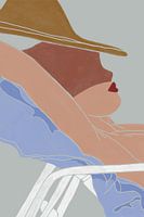 Am Strand - Sonnenliege