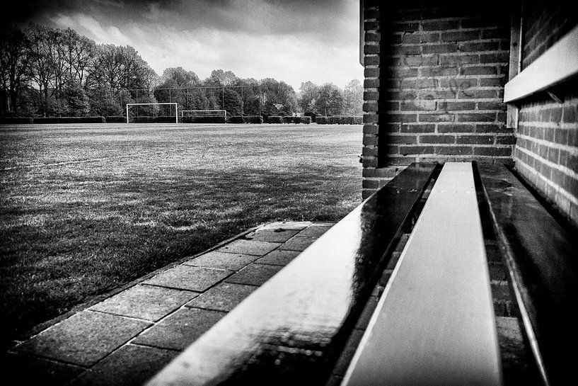 Uitzicht vanuit een stenen dug-out par Han Balk