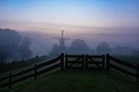 Sunrise at mill "De vlinder"