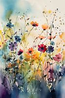 Blumen Aquarell