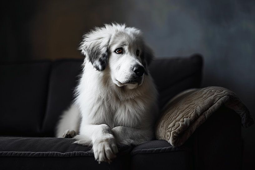 The Majestic Pyrenean Mountain Dog in Style by Karina Brouwer