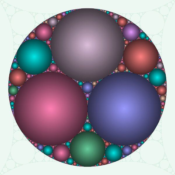 Apollonian Gasket by Frido Verweij