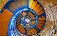 Staircase spiral in a lighthouse