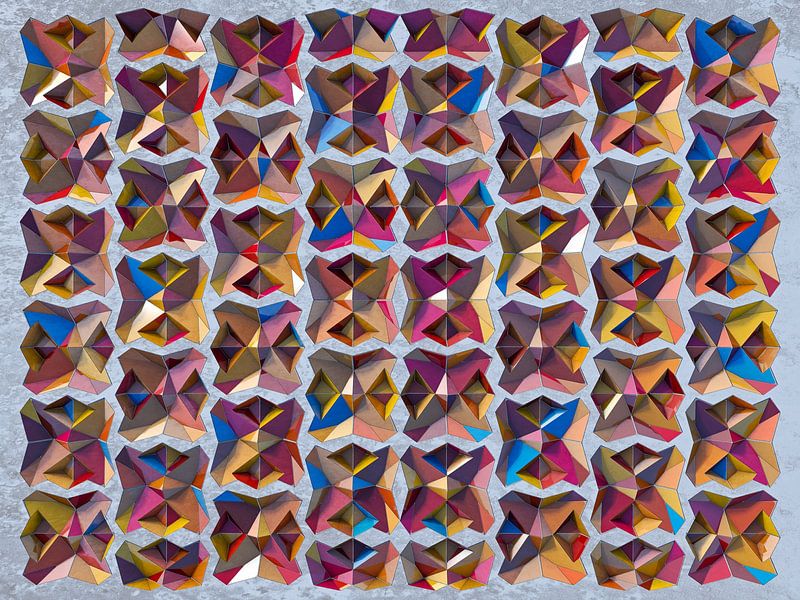 Relief E2 Mosaïque par Frans Blok - des photos, de l'art et des autres décorations murales