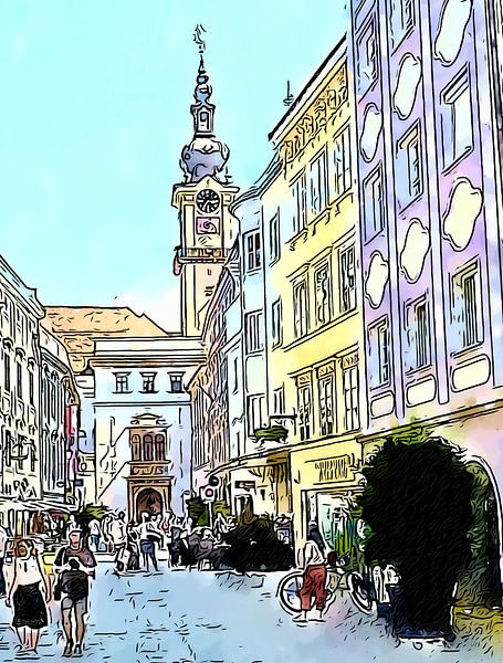 Linz, motif 4 par zam art