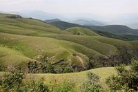 een prachtig uitzicht van de afrikaanse heuvels