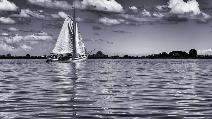 die niederländische Art des Segelns, so wie es früher war von Hans de Waay