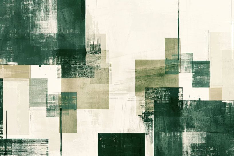 Abstraktes Grün von Bert Nijholt