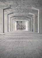 Verlassene Standorte: Sphinx-Fabrik Maastricht Eiffelgebäude Säulen.