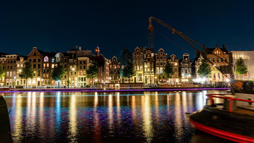 Amsterdam by night by Mick de Jong