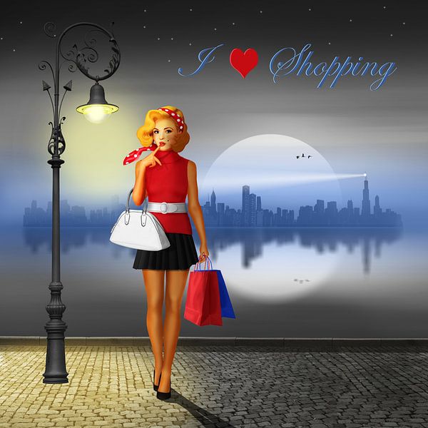 I love shopping by Monika Jüngling