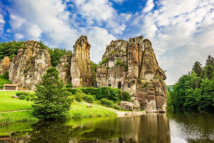 Externsteine dans la forêt de Teutoburg par Günter Albers