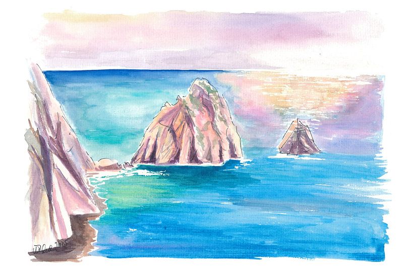 Cruise to the Mizithres Rocks on the coast of Zakynthos by Markus Bleichner