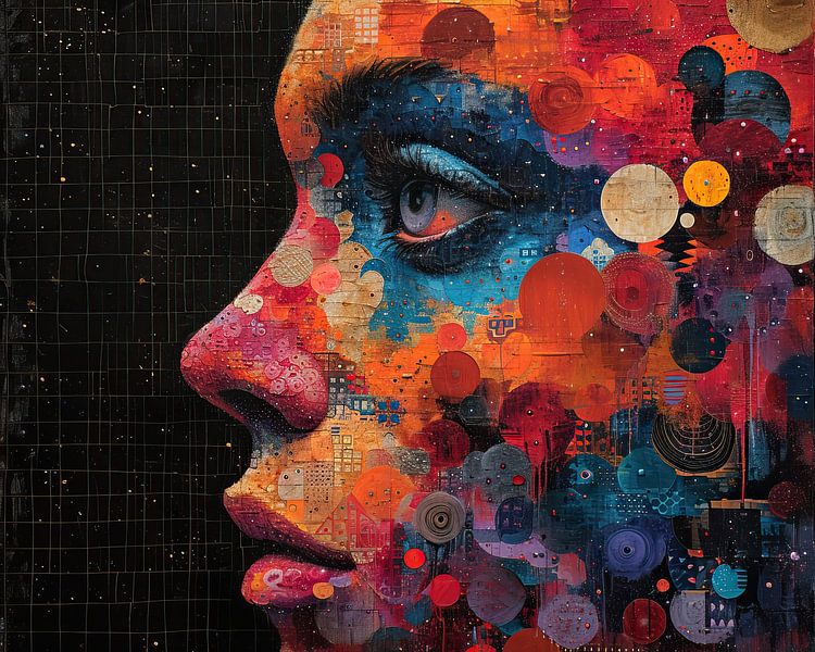 Face Circles by Art Whims