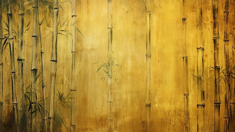 Grungy Bamboo Jungle #VII by Studio XII