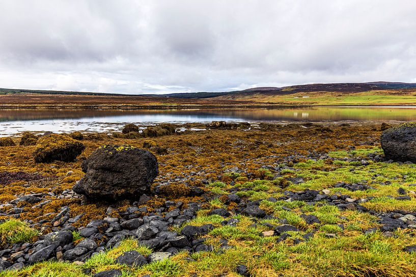 Ebbe am Loch Greshornish, Isle-of-Skye Schottland von Remco Bosshard