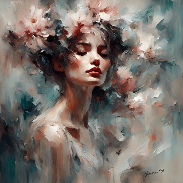 Blühende Schönheit 1 von Johannas Art Creations