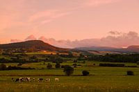 Sonnenuntergang in der Auvergne