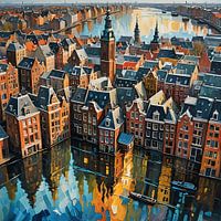 Die Skyline von Amsterdam