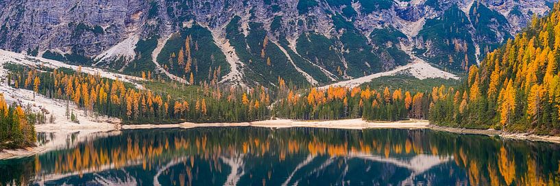 Pragser Wildsee, Dolomites, Italie par Henk Meijer Photography