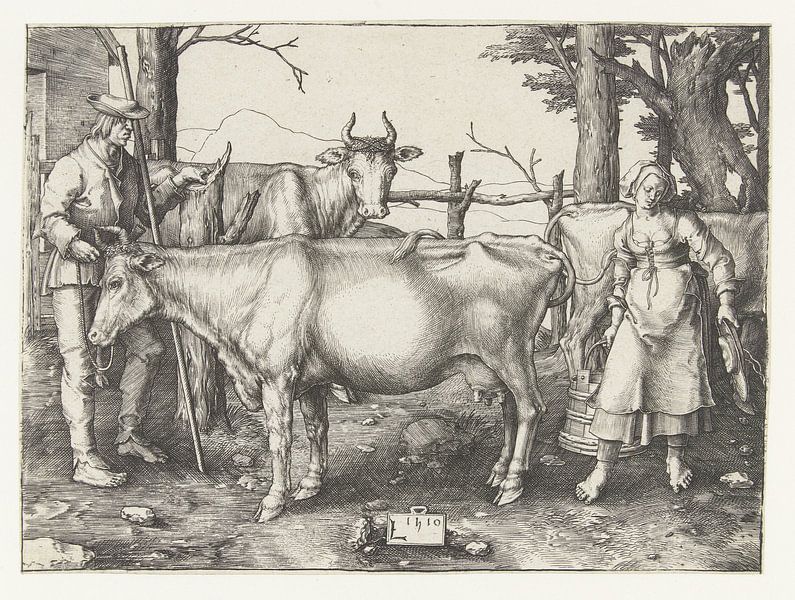 La laitière, Lucas van Leyden par Marieke de Koning