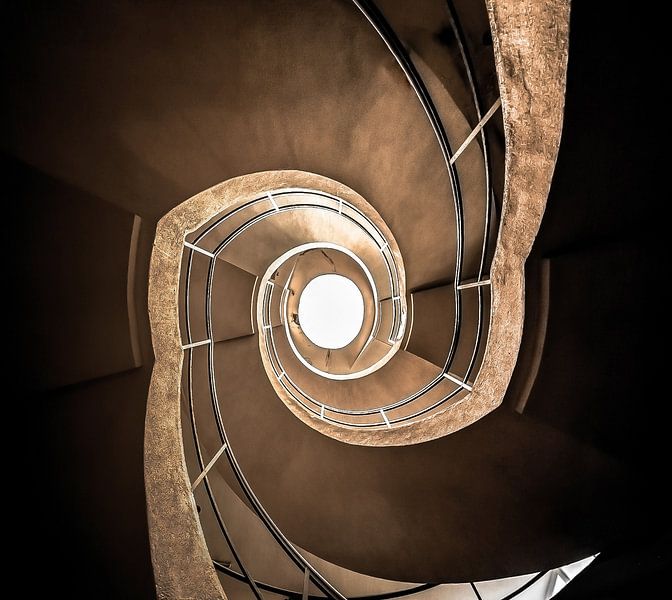 Double Screw Staircase by Olivier Photography