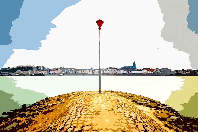 Skyline Nijmegen by Maerten Prins