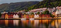 Bryggen in Bergen, Noorwegen
