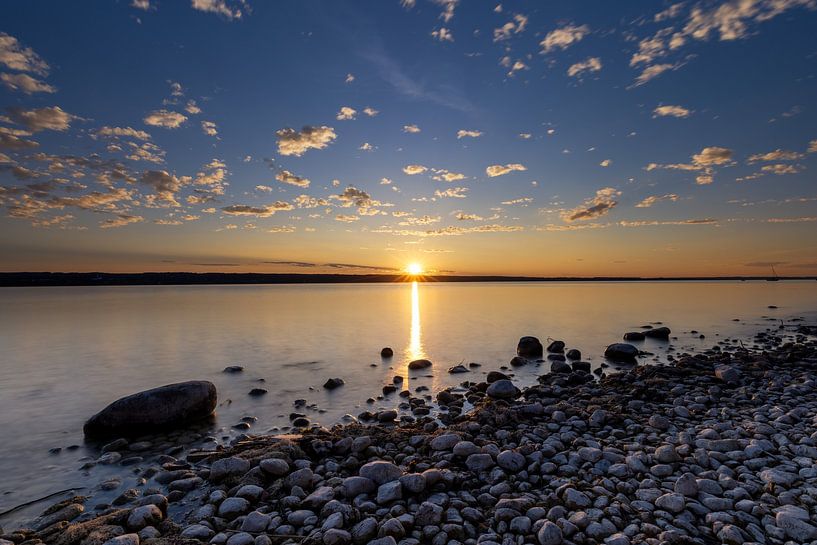 Beautiful sunset at Lake Ammersee by Teresa Bauer